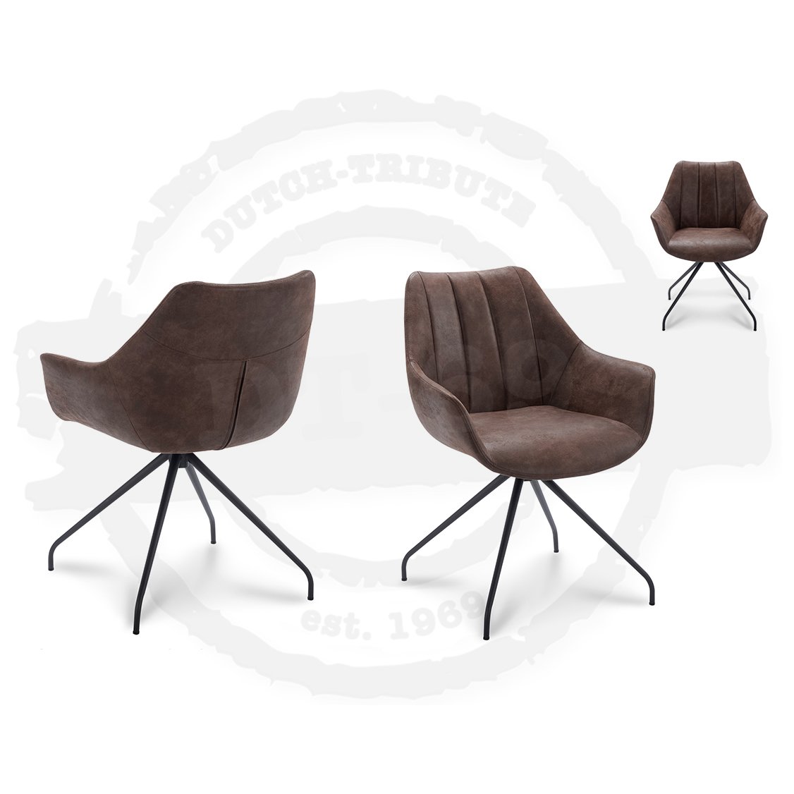 Stoel Bud - met armleuning - S026