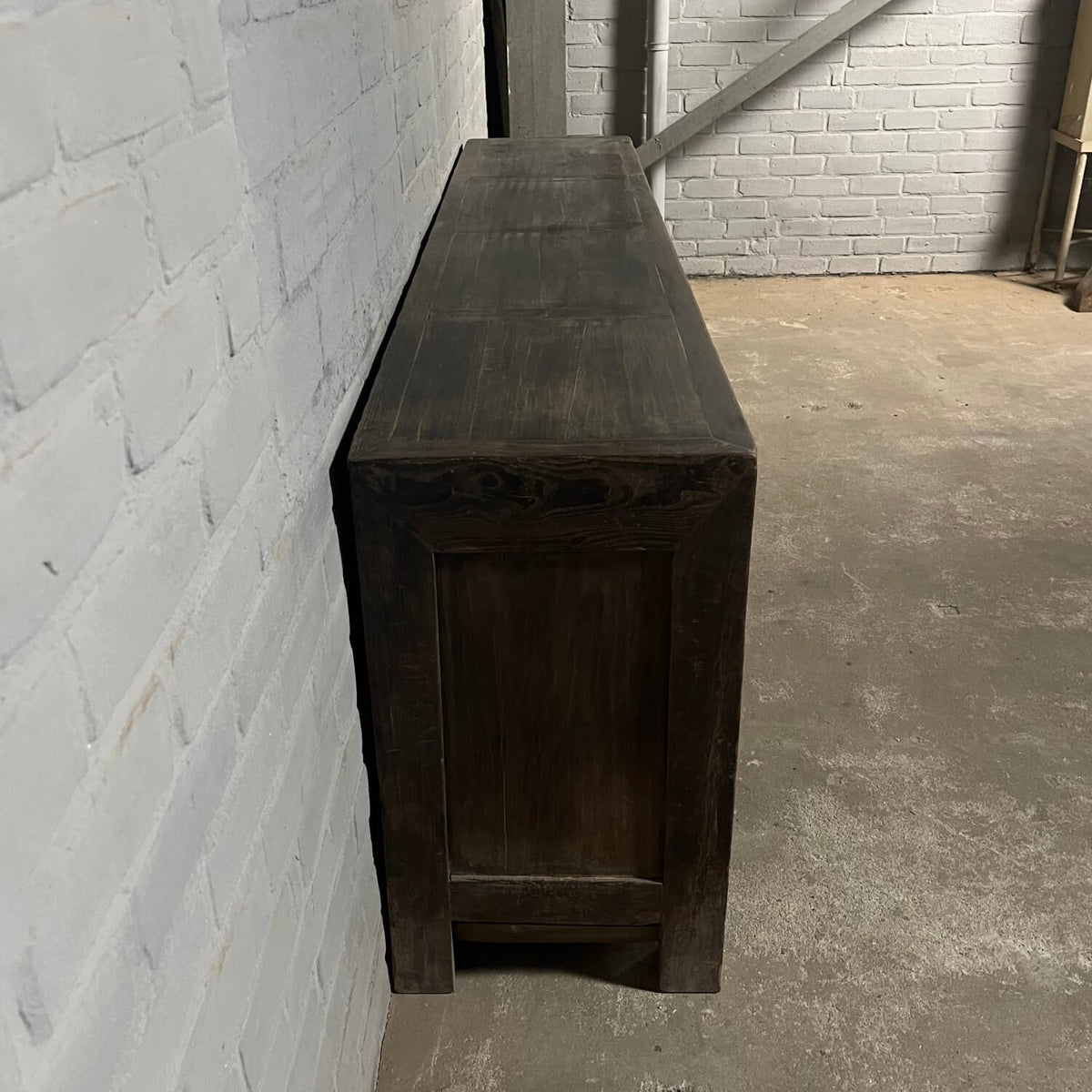 Oud Chinees dressoir van iepenhout | 5 deurs D026