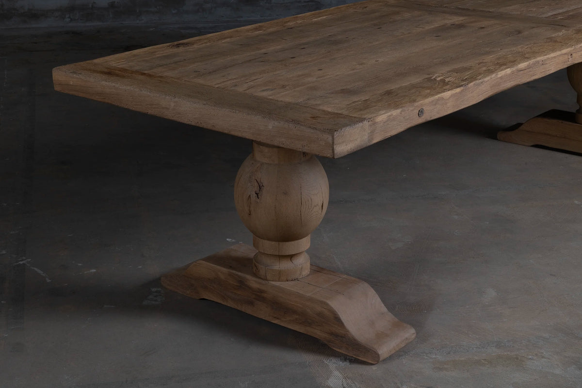 Kloostertafel Florence - oud eiken 7cm dik Z037