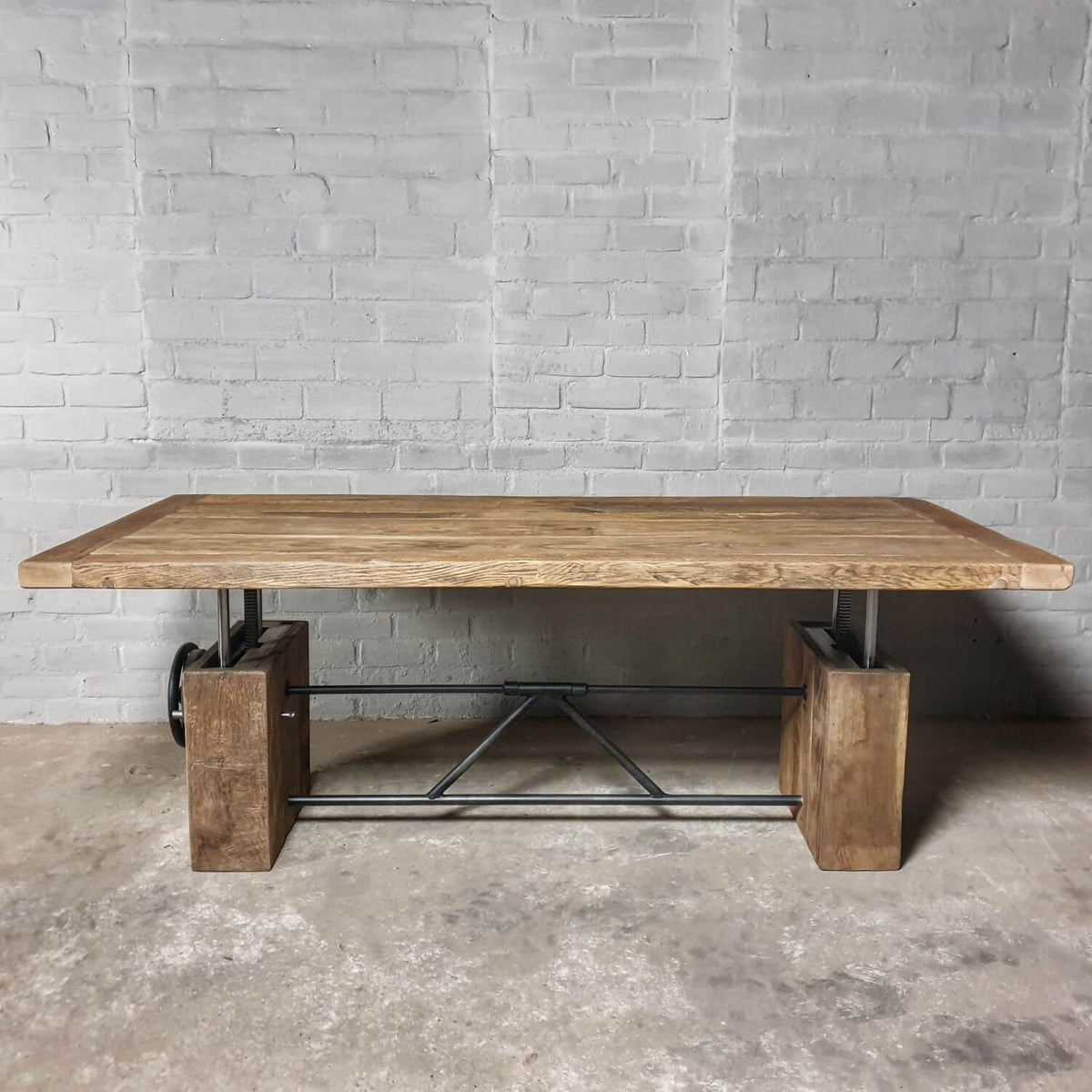 Eiken salontafel in hoogte verstelbaar - Op maat - Z019