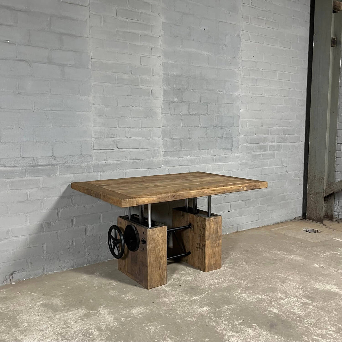 Eiken salontafel in hoogte verstelbaar - Op maat - Z019
