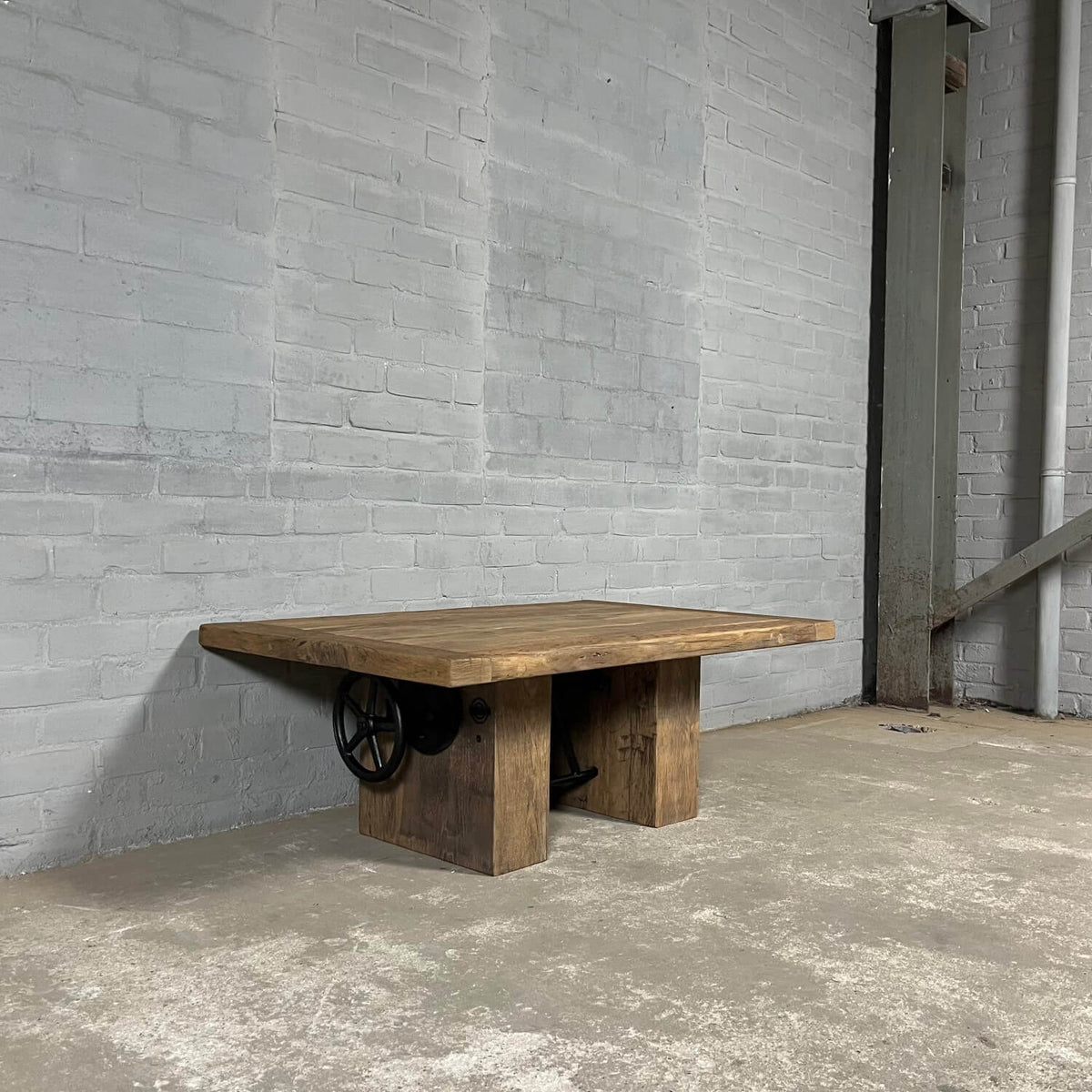 Eiken salontafel in hoogte verstelbaar - Op maat - Z019