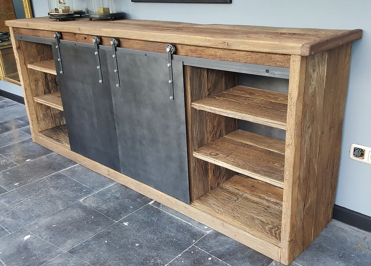 Industriële kast - Dressoir gemaakt in eigen werkplaats - D002