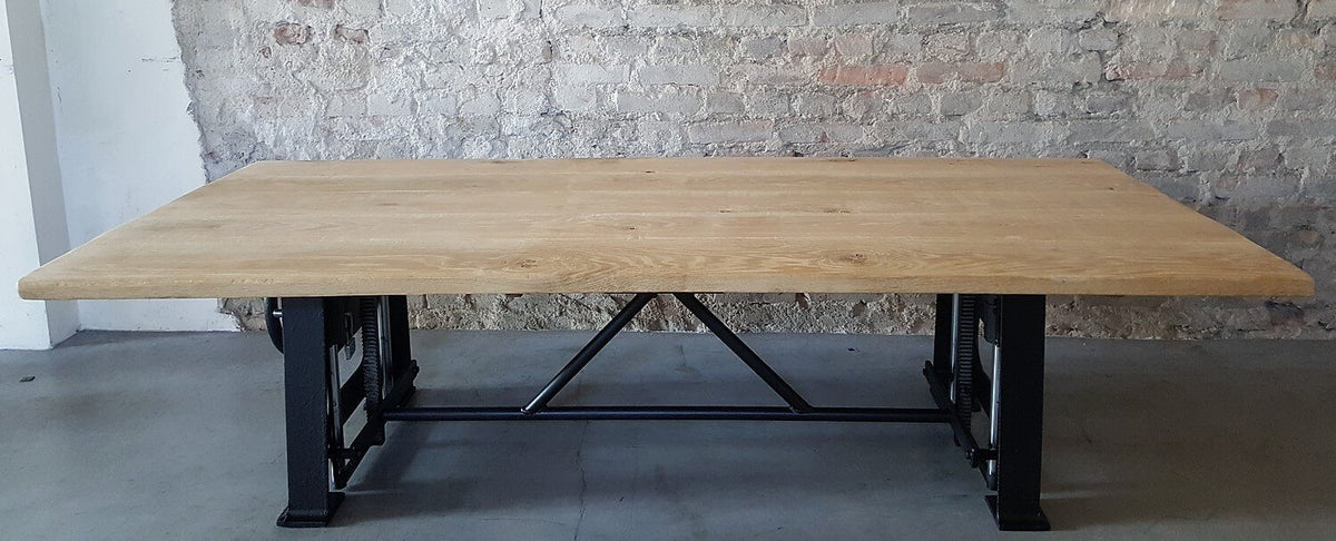 Industriële Salontafel in hoogte verstelbaar - metalen tafelpoten - DT25
