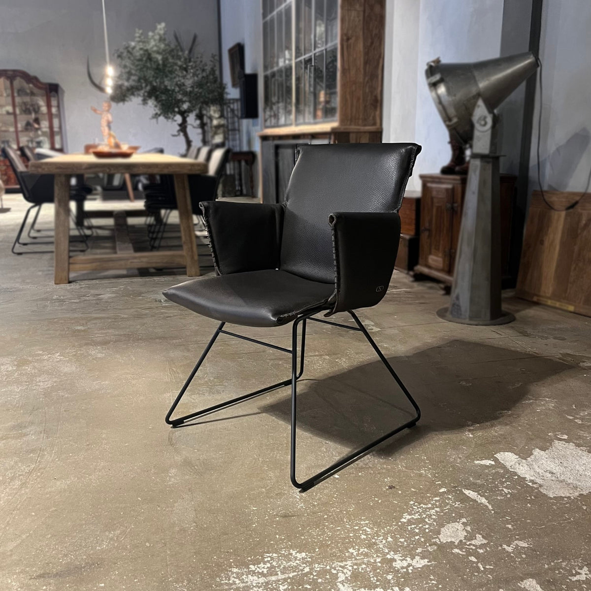 2 luxe eetkamerstoelen DS-515 | de Sede | 50% korting