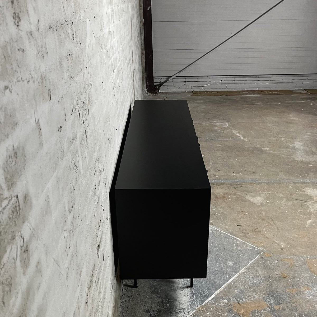 TV-meubel - modern dressoir - oud eiken en staal - D013