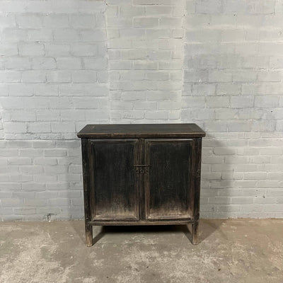 Oud Chinees dressoir van iepenhout | 2 deurs D025