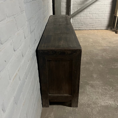 Oud Chinees dressoir van iepenhout | 5 deurs D026