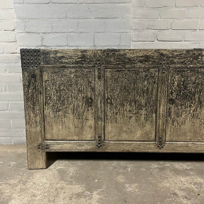 Robuust Chinees dressoir van oud iepenhout | 5 deurs D032