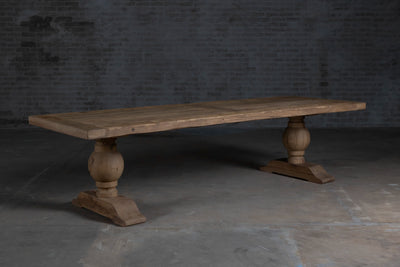Kloostertafel Florence - oud eiken 7cm dik Z037