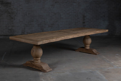Kloostertafel Florence - oud eiken 7cm dik Z037