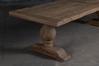 Kloostertafel Florence - oud eiken 7cm dik Z037