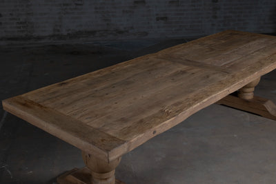 Kloostertafel Florence - oud eiken 7cm dik Z037