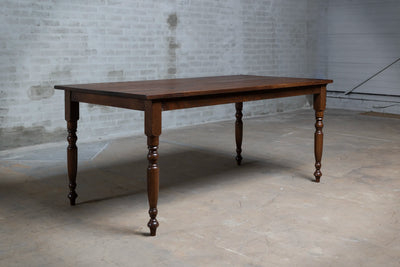 Franse eettafel in antieke stijl op maat - Eikenhout - G022