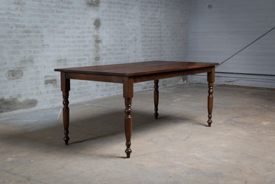 Franse eettafel in antieke stijl op maat - Eikenhout - G022