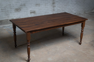 Franse eettafel in antieke stijl op maat - Eikenhout - G022