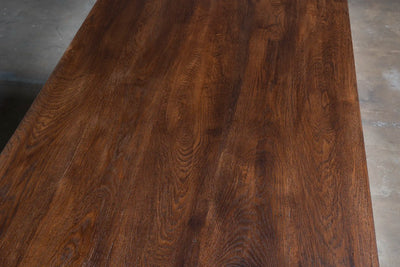 Franse eettafel in antieke stijl op maat - Eikenhout - G022