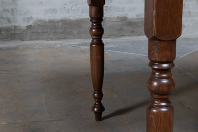 Franse eettafel in antieke stijl op maat - Eikenhout - G022