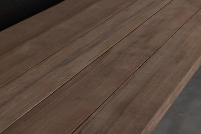 Houten Tuintafel op maat - Gietijzeren tafelpoten - T21