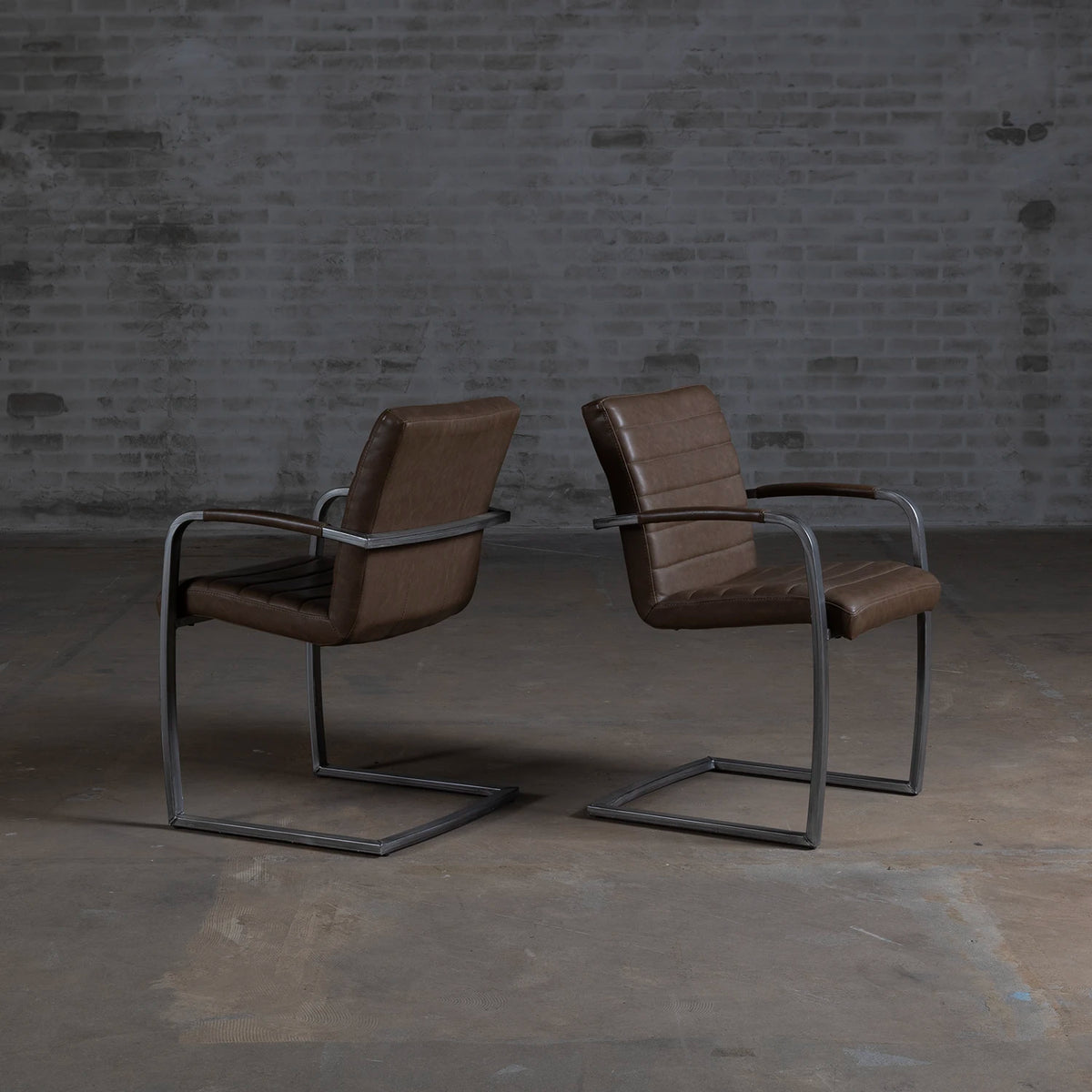 Set industriële eetkamerstoelen - Actie - S42