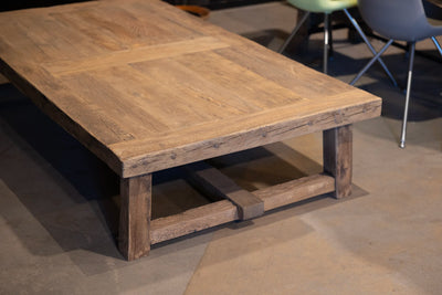 Landelijke salontafel Salzburg - robuust oud eikenhout - Z011-S
