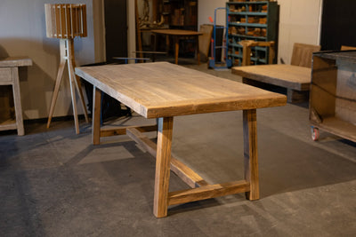 Oud eiken kloostertafel Salzburg - H002