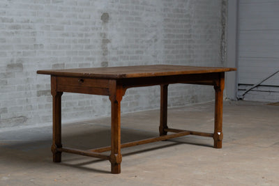 Antieke Franse eettafel met lade - ca.1860 - C009