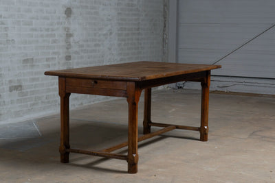 Antieke Franse eettafel met lade - ca.1860 - C009