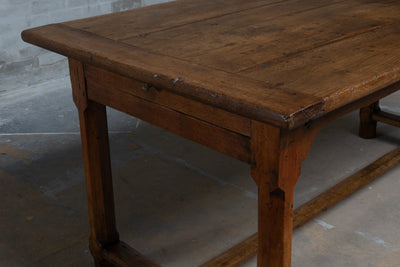 Antieke Franse eettafel met lade - ca.1860 - C009