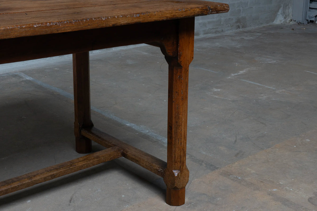 Antieke Franse eettafel met lade - ca.1860 - C009