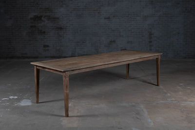 Franse eiken eettafel Pierre van rustiek hout - Op voorraad - H027
