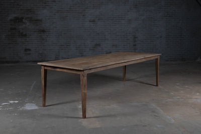 Franse eiken eettafel Pierre van rustiek hout - Op voorraad - H027