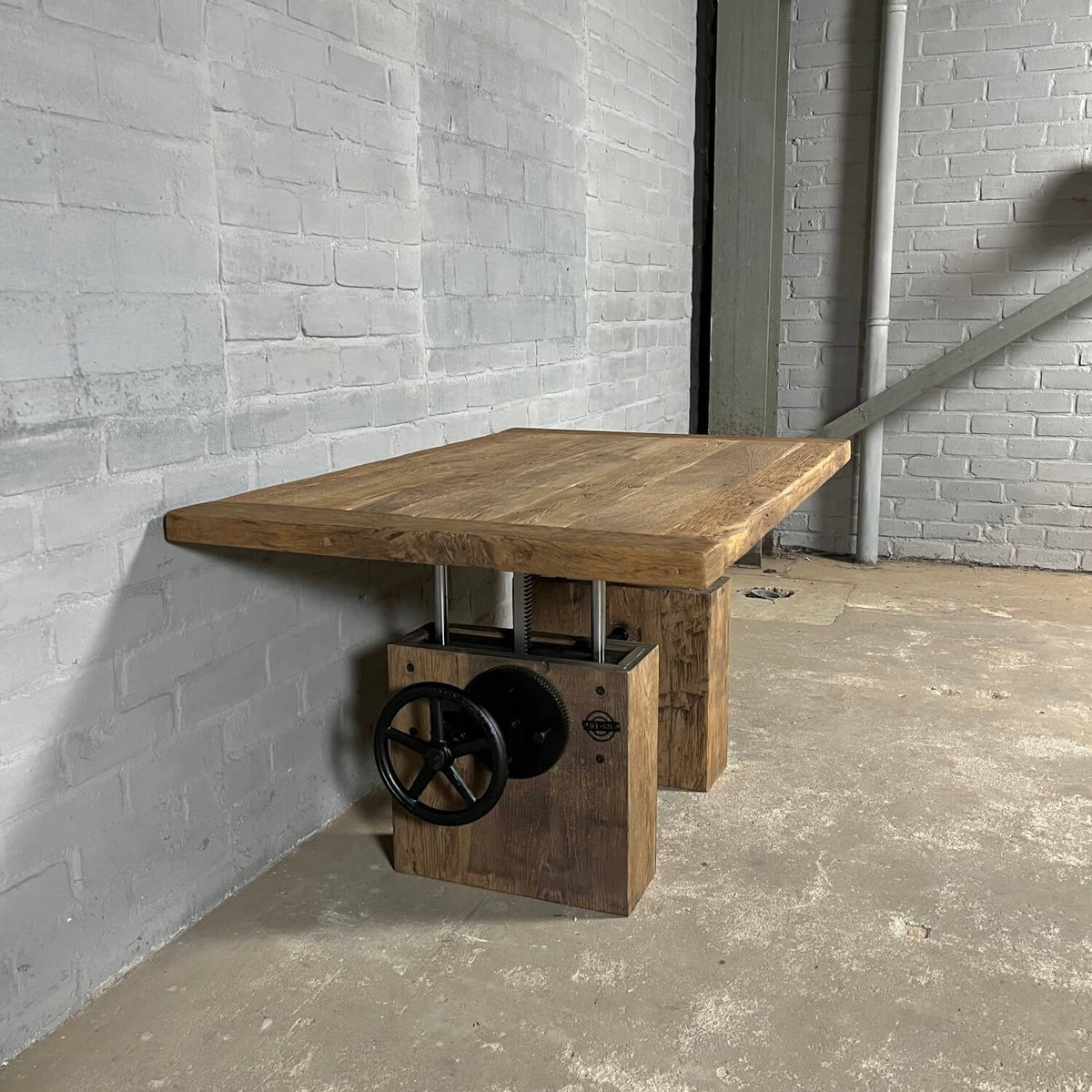 Eiken salontafel in hoogte verstelbaar - Op maat - Z019
