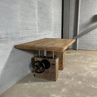 Eiken salontafel in hoogte verstelbaar - Op maat - Z019