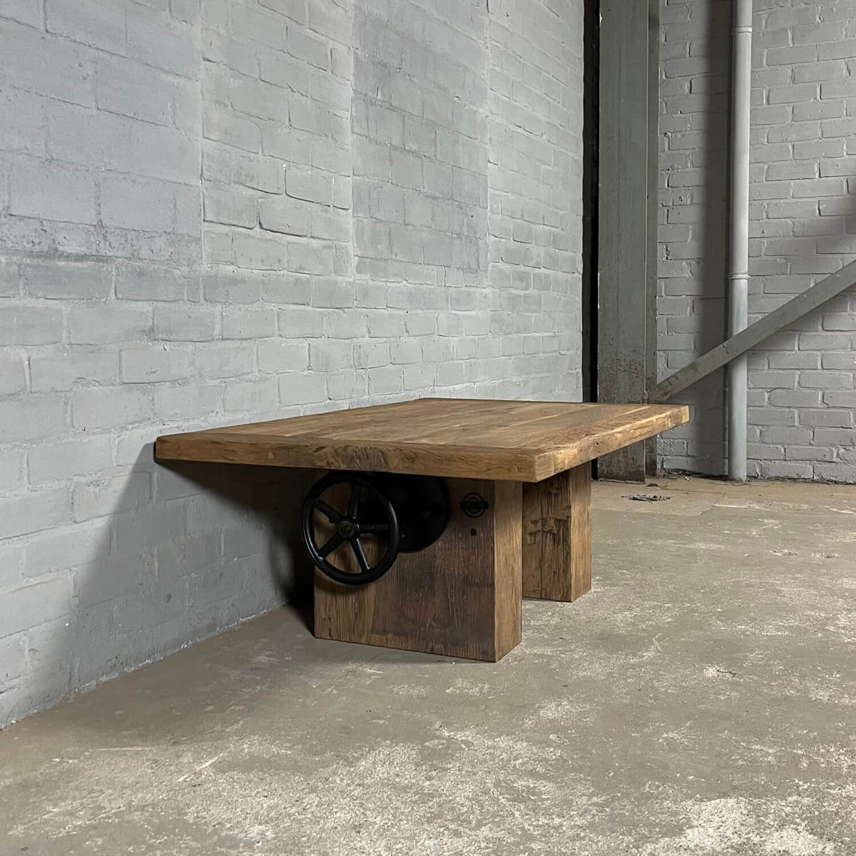 Eiken salontafel in hoogte verstelbaar - Op maat - Z019