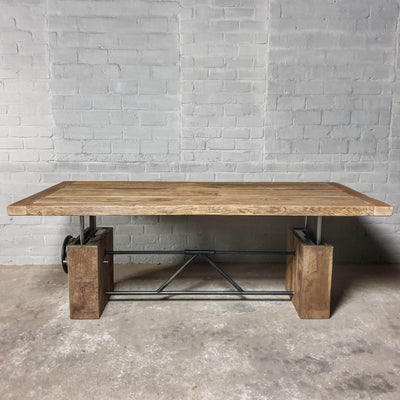 Eiken salontafel in hoogte verstelbaar - Op maat - Z019