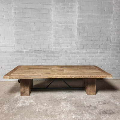 Eiken salontafel in hoogte verstelbaar - Op maat - Z019