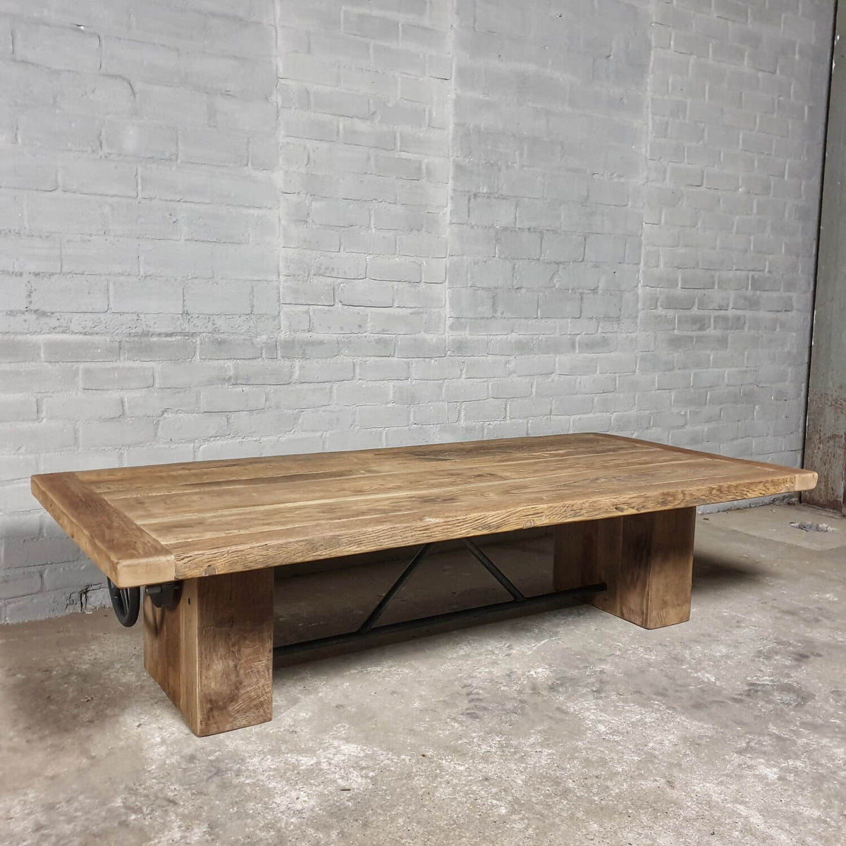 Eiken salontafel in hoogte verstelbaar - Op maat - Z019