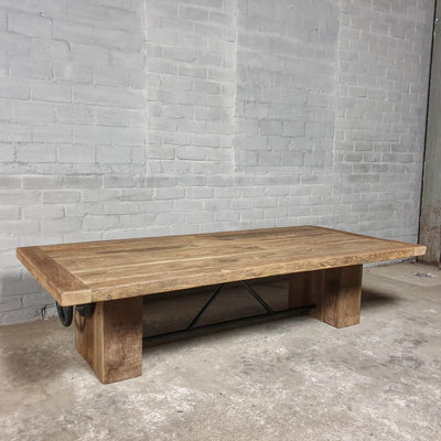 Eiken salontafel in hoogte verstelbaar - Op maat - Z019