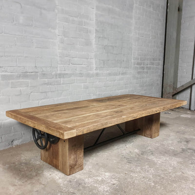 Eiken salontafel in hoogte verstelbaar - Op maat - Z019