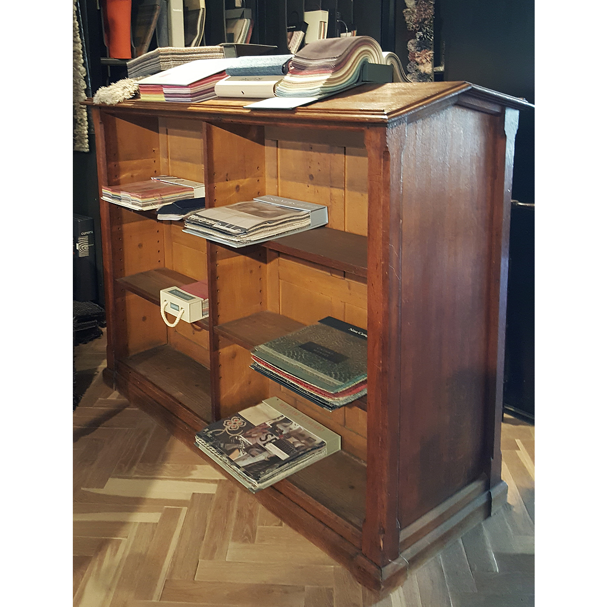 Antieke dubbele boekenkast - A008