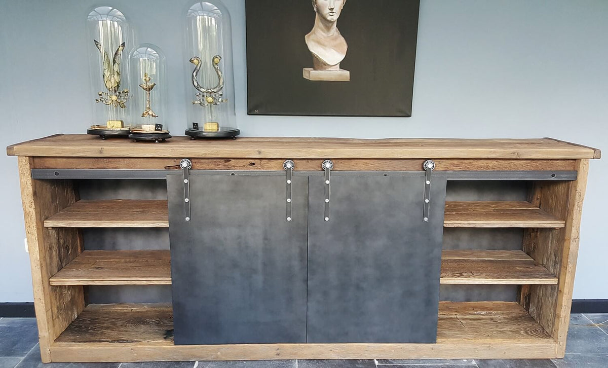 Industriële kast - Dressoir gemaakt in eigen werkplaats - D002