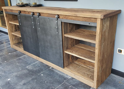 Industriële kast - Dressoir gemaakt in eigen werkplaats - D002