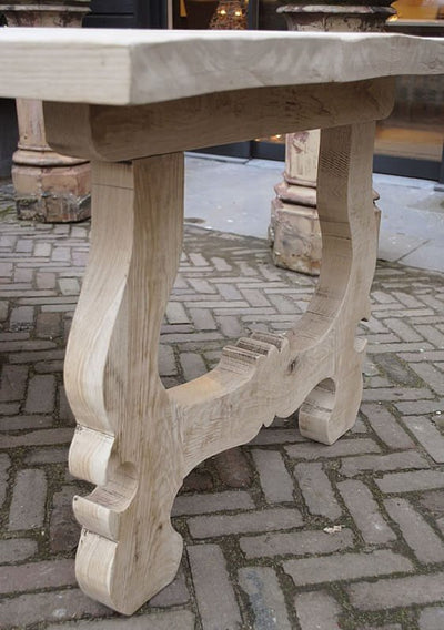 Eikenhouten eettafel in Haciënda stijl - G005