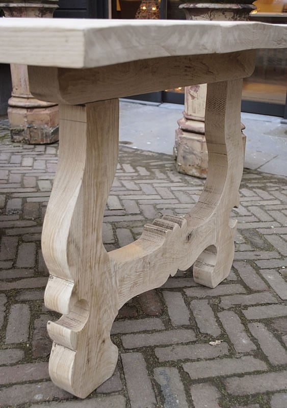 Eikenhouten eettafel in Haciënda stijl - G005