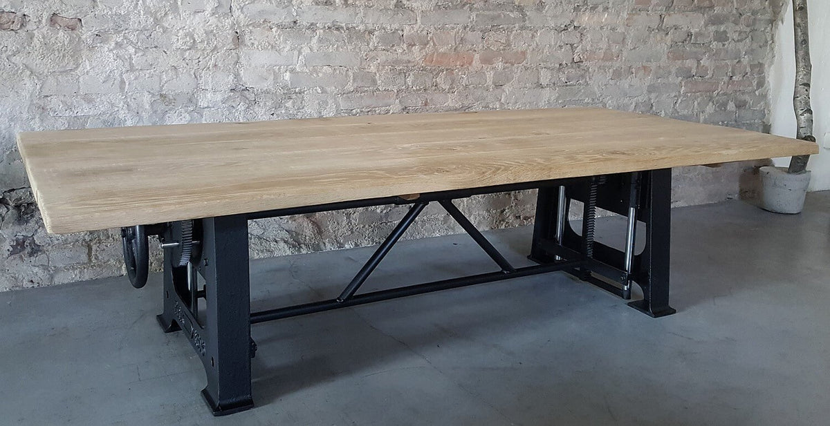 Industriële Salontafel in hoogte verstelbaar - metalen tafelpoten - DT25