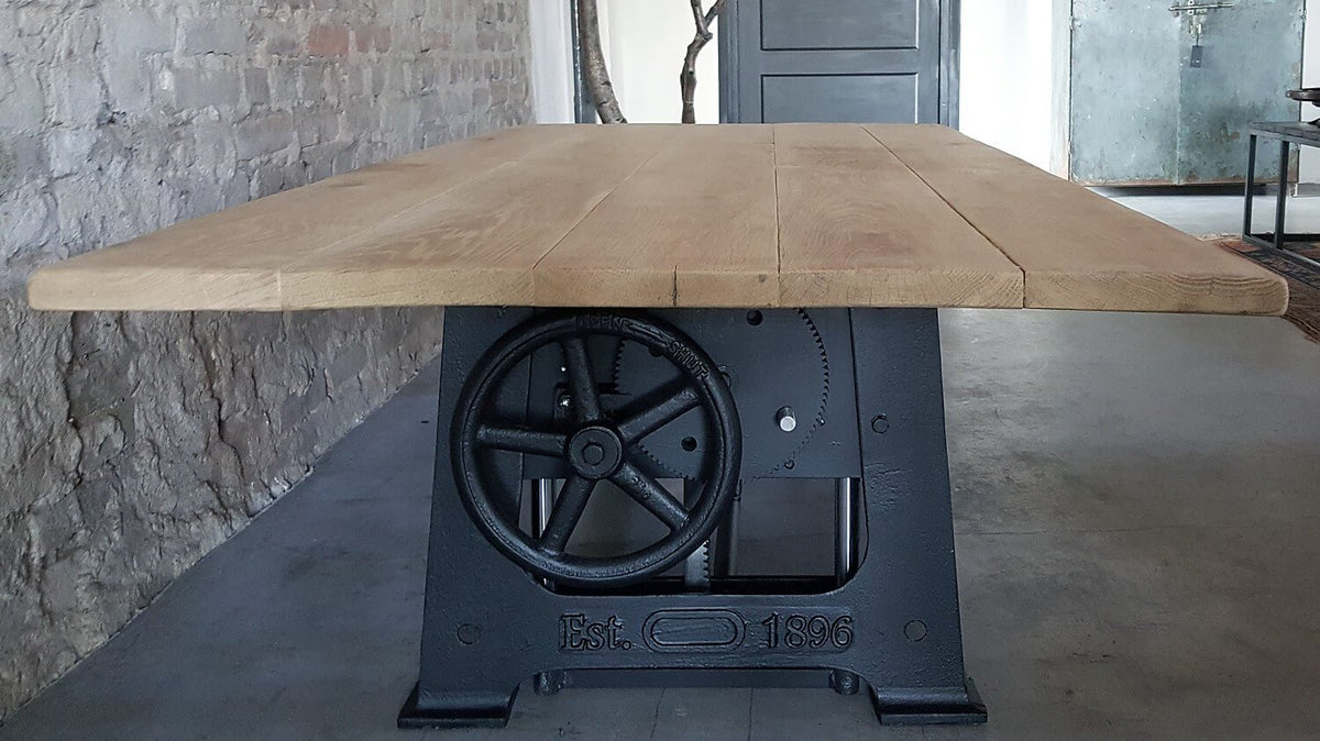 Industriële Salontafel in hoogte verstelbaar - metalen tafelpoten - DT25